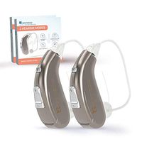 Britzgo Digital Hearing Amplifier with Noise Cancelling Technology (2 Pack) BHA-702S - 1 Year Warranty