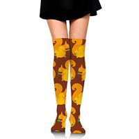 Funny Squirrel Pattern Women Popular Knee High Compression Socks Sports Running Socks