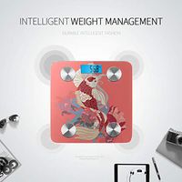 LYAOE Bluetooth Body Fat Scale Japanese Koi Carp Coloring Book Traditional Smart Wireless Scale with LCD Display Measuring Body Weight Bmi and Health Digital Scale