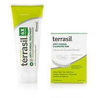 terrasil® Anti-fungal Treatment MAX + Anti-fungal Cleansing Soap - 6X Faster Doctor Recommended 100% Guaranteed All-Natural Soothing Clotrimazole OTC-Registered - Complete Treatment- 50g + Bar