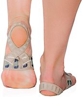 Tuli's X Brace - Arch Support Brace and Compression for Sever's Disease, Plantar Fasciitis, Flat Feet, Fallen Arches, Over-Pronation and Heel Pain, Logo Free - 2X Large