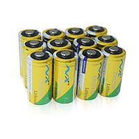 CR123A Lithium Battery 3V 12 Pack, CR123A 1500mAh for Polaroid, Flashlight, Laser Aiming and Ranging Instrument Microphones Non-Rechargeable 3V Lithium Battery, 1500mAh Each [Can not be recharged]