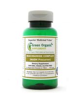 Green Organic Supplements' Niacinamide, Niacin, NAD, NADH