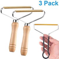 Portable Lint Remover, Clothes Fuzz Shaver Lint Roller, Reusable Double Sided Lint Remover for Removing Lint Pet Hair Dust in Clothes and Furniture, 3 Pack