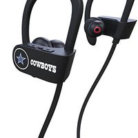 Stasis Athletics Stasis Energy REP Series: Dallas Cowboys Wireless, Sweat-Proof, Bluetooth Earbuds 10+ Hours of Battery (Matte Black)
