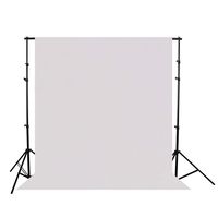 White 6 x 9FT/1.8 x 2.8M Opaque Photo Backdrop Camera Photography Background Cloth Wrinkle Resistant for Portrait Photo Studio Video Shooting (Stand Not Included)