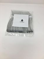 Mr. Miracle Plastic Forks in Silver Color. 50 Pack