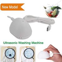 [2019 Newest Model] Ultrasonic Laundry Cleaner ESoku Mini Portable Vibration Washing Machine for Underwear Fruit Vegetable and Glasses Washer Business Trip