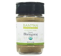 Banyan Botanicals Bhringaraj Powder - Certified Organic, Spice Jar - Eclipta alba - The quintessential Ayurvedic herb for The Hair and an Excellent rejuvenative for Pitta*,
