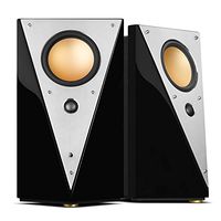 Swan Speakers - T200C - Luxurious 2.0 Powered Bookshelf Speakers - HiFi Speakers - WiFi & Bluetooth - Studio Monitors - Full Metal Front Plate - Long-Throw 5.25'' Mid-Woofer - 70W RMS