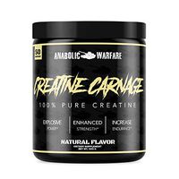 Creatine Carnage Creatine Powder by Anabolic Warfare – Creatine NF to Help Build Lean Muscle (Natural Flavor – 50 Servings)