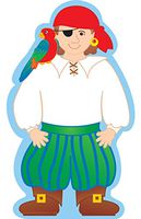 Pirate Boy Large Notepad