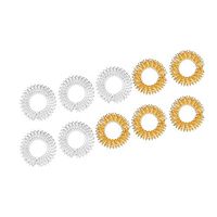 10 Pcs Finger Massage Rings Acupressure Finger Massager Silent Stress Reducer & Massager for Kids Teens Adults by SamGreatWorld