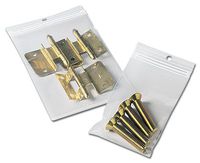 8" x 10" Clear Reclosable Poly Bag with Hang Hole (2 mil) (1000 Bags) - AB-270-33H