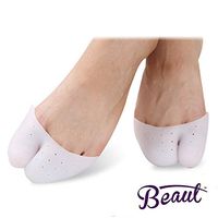 Toe Pouch Forefoot Cushions Bunion Pads Protect, Cushion and Support Tender Toes and Sore Bunions and Tailors Bunion Cushioning Toe Protectors Fits in Pumps Heels Ballet Flats Sneakers Loafers Clogs B