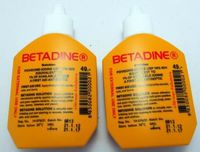 30cc Betadine Povidone-iodine a First Aid Antiseptic Solution.(Pack of 2)