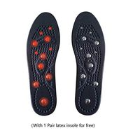 Massaging Insoles Magnetic Massage Insoles for Women and Men Health Foot Magnetic Therapy Magnet Acupressure Shoe Boots Pads (US Women 4~10/Man 6.5~9))