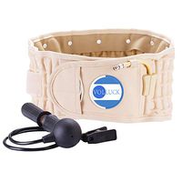 VOLLUCK Decompression Back Belt Lower Back Brace Inflatable Lumbar Support Back Pain Relief (29" - 49" Waist)