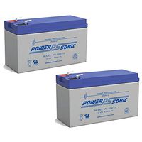 Power Sonic 12V 9AH SLA UPS Battery for APC RBC2 - Replaces 12V 7-8Ah SLAs - 2 Pack