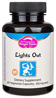 Dragon Herbs - Lights Out - 450 mg - 60 Vegetarian Capsules – Sleep Aid, All Natural, Non-Habit Forming