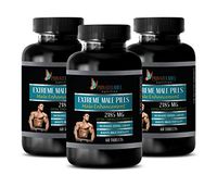 libido Aphrodisiac - Extreme Male Pills 2185 Mg - Extra Strength Formula - tribulus terrestris for Men Fertility - 3 Bottles 180 Tablets
