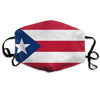Puerto Rican Flag Dust Mask,Washable and Reusable Cleaning Gardening Outdoor Activities Warm Windproof Mask