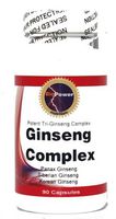 Ginseng Complex # Ginseng 1000 mg- 90 Capsules - Potent Tri-ginseng Complex - BioPower Nutrition