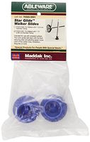 Maddak Star Glide Walker Glide, 1-1/8", Blue (Pack of 2) (703230001)
