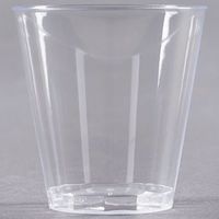 Fineline Quenchers 402-CL 2 oz. Plastic Shot Cup - 2500/Case