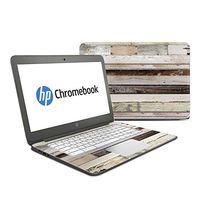 Eclectic Wood Protector Skin Sticker Compatible with HP Chromebook 14 - Ultra Thin Protective Vinyl Decal Wrap Cover