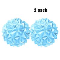 Lana Spiky Massage Balls 2 Pack, Stress Reflexology, Foot, Back, Shoulder, Legs, Yoga (Color : Blue)