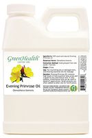 Evening Primrose – 16 fl oz (473 ml) Plastic Jug w/Cap – 100% Pure Carrier Oil – GreenHealth