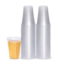 Plasticpro 7 oz Disposable Plastic Medium Weight Clear Drinking Cups [1200 Count]