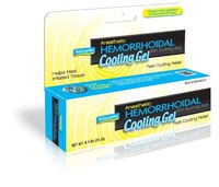 Anesthetic Hemorrhoidal Cooling Gel with Soothing Aloe 12 Pack