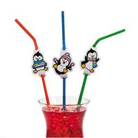 24 Penguin Straws