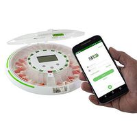 GMS WiFi Automatic Pill Dispenser - 28 Compartment Reminder with Rechargeable Battery and Wall Plug-in
