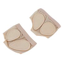 Vaorwne 1 Pair Foot Protector Forefoot Dance Paws Cover Toe Undies Shoes Ballet Gymnastics Dance Latin Practice Foot Set Front Protector