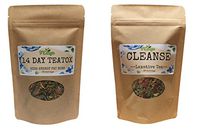FREE CLEANSE with 14 DAY DETOX Teatox - Colon cleansing Weight loss & Fat loss tea, Natural tea blend - Reduce cravings, bloating, puffiness - 100% Risk Free Return guarantee