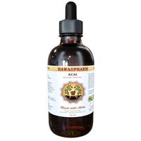 Acai Liquid Extract, Organic Acai (Euterpe Oleracea) Berries Tincture 2 oz