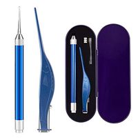 Onbay1 Illuminated Ear Tweezers Earpick Set Ear Picking Tools With Metal Storage Box Ear Care