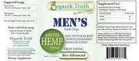 Organik Truth: Men's Health Drops | Hemp 200 mg | Promote Prostate | Taste Great
