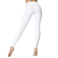 High Waisted Leggings for Women - Soft Athletic Tummy Control Pants for Running Cycling Yoga Workout - Reg & Plus Size (White, Extra Size (US 24-32))