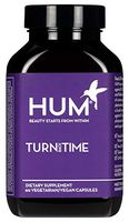HUM Turn Back Time - Age-Defying Support with Green Tea Polyphenols, Turmeric + Lutein (60 Capsules)