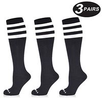 NEWZILL Compression Socks (20-30mmHg) for Men & Women (3-Pair Assort 07, Small)