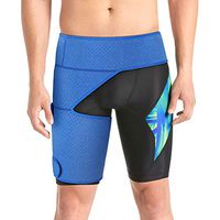 Groin Support Bandage, Hip Compression Support, Adjustable Hamstring Support Wrap for Sciatic Nerve Pain, Joint Pain, Hip, Groin, Hamstring, Thigh Injury Pain Relief