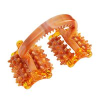 Manual Four-Wheel Massager Roller Creative Arch Massager Roller for Man Woman Men (Claybank)