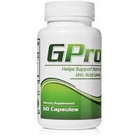 GPro Uric Acid Support Formula with Yucca, Garlic, Artichoke Powder, Milk Thistle (Silymarin), and Turmeric to Support Healthy Uric Acid Levels – 60 Capsules