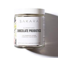 Sakara Chocolate Probiotic Organic Supplement for Digestion & Immune Health 30ct