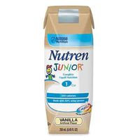 NUTREN JUNIOR Vanilla Brikpaks 24 x 250 mL Case by Nestle Nutrition