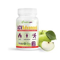 HEALTHYGEN Advanced Apple Cider Vinegar Pills - Non-GMO, 120 Organic Capsules - Immune Booster and Detox Cleanse Supplements